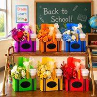 Maßgefertigter Robuster Papierhalter mit Kreativem Schulinspirierten Design als Lehrergeschenk mit Praktischem Tragegriff für Lehrer & Pädagogen