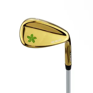 工厂专业定制品牌镜面镀金高尔夫楔形高尔夫球杆套装