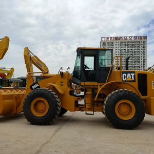 Chargeuse sur pneus CAT 966L d'occasion avec moteur C9 Point Three ACERT, puissance de 207 kW et poids opérationnel de 23220 kg pour travaux de construction lourds - Product Image 5