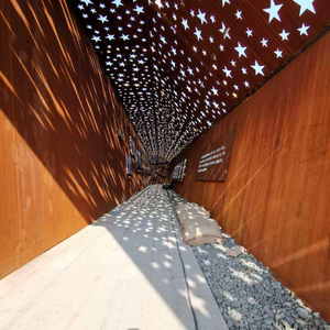 Paneles de Acero Corten Cortados con Láser para Paredes Exteriores, Panel de Acero para Pared, Panel de Corten para Pared - Product Image 6