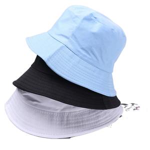 Sombreros de Pescador Unisex Fitspi, Plegables, de Protección Solar, Estilo Panamá, Color Sólido, Hip Hop, Ala Ancha, para Playa, Protección UV - Product Image 1