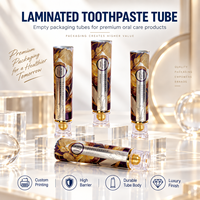 Tube de dentifrice imprimé sur mesure, design intégral, emballage cosmétique pour la promotion de la marque