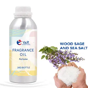 YR16 hot selling brand perfume design wood sage sea salt fragrance oil for perfume making