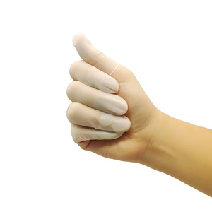 Longhuatai Latex Finger Cots Ultra <b>Thin</b> Non Slip High Elasticity Disposable For Cleanroom Electronics Factory Welding Industry - Product Image 1