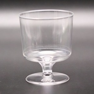 Shatterproof Clear PS Compact Stemless Wine Goblet with Wide Bowl 12.3g Lightweight for <b>Outdoor</b> Picnic & Wedding Party - Product Image 1