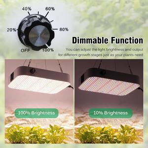 Luz LED de espectro completo para cultivo, AC220V 100W LM281B con enchufe europeo para iluminación de cultivo hidropónico en invernadero - Product Image 2