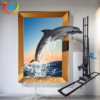 Sistema de tinta de curado UV Tecnología de nivelación automática inteligente Máquina de pintor de pared 3D