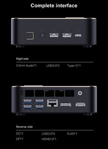 Mini PC E3A Intel Core I9-13900HK 16GB RAM 512GB SSD WiFi6 con Licencia Oficial de <span class=keywords><strong>Windows</strong></span>, Mini Computadora de Nivel Básico con IA - Product Image 5