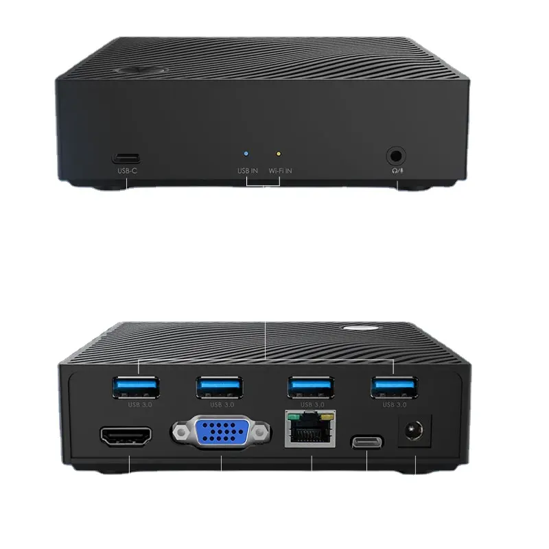 Station d'accueil sans fil USB-C 4K/double affichage 1080P avec alimentation