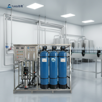 Purificateur d'eau RO approuvé CE ISO 250 L/H avec pompe à membrane RO, garantie 1 an, adoucisseur et détartrant d'eau, machine de traitement de l'eau 220V