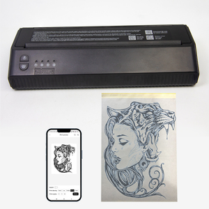 เครื่องถ่ายลายสักแบบพกพา P8008 A4 สำหรับงานสักลาย โรงงานขายส่ง เครื่องถ่ายลายแบบความร้อนสำหรับสตูดิโอสัก - Product Image 1