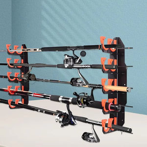 Soporte de Pared para Cañas de Pescar de Plástico, Organizador de Aparejos de Liberación Rápida, para Camioneta, Bote, Pontón, Marca LM LM25433 - Product Image 2