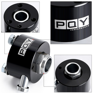 POYRACING พวงมาลัยแบบถอดเร็ว ฮับ 3 โบลท์ อะแดปเตอร์อะลูมิเนียมสำหรับรถแข่งขนาด 3/4 นิ้ว - Product Image 3