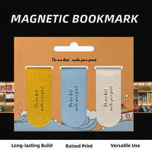 Tuyệt vời tùy chỉnh PU da từ Bookmark thiết kế tuyệt vời đọc sách Quà Tặng - Product Image 2