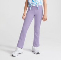 Stock d'usine en gros Leggings de yoga taille haute évasés pour filles, Tenue de danse d'entraînement en Nylon Spandex DanceLife