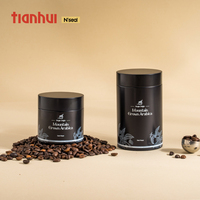 Boîtes métalliques personnalisées Tianhui, emballages hermétiques pour café, pots à épices, contenants alimentaires vides, boîtes à café