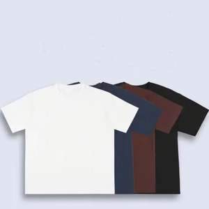 เสื้อยืดผ้าฝ้ายโอเวอร์ไซส์สำหรับผู้ชาย, เสื้อยืดลำลอง250gsm ลายกราฟิก - Product Image 4