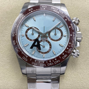 Reloj Mecánico de Lujo de la Mejor Calidad, Resistente al Agua, para Buceo, 40 mm, VS Factory V2, Acero 904L, Movimiento 4131, 126506, Cronógrafo, Azul Hielo - Product Image 1