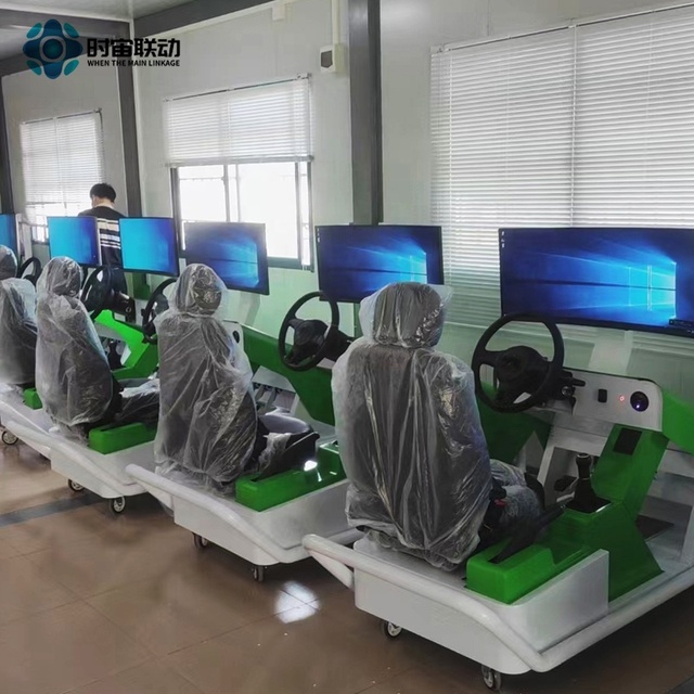 2 in 1 Automatic Manual Left-Hand Driving Simulator Driving School Right-Hand Racing Simulator Full Motion Cockpit Factory Price