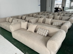 Sofás Seccionales Modulares Blancos Personalizables, Muebles de Diseño Cómodos, Sofá Esquinero Extensible con Chaise Longue para Sala de Estar - Product Image 6