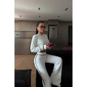 ชุดเซ็ตผู้หญิงสีขาว Lorisy ชุดทีมสุดหรู - Product Image 2