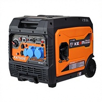 Générateur Inverter Portable Silencieux à Essence et Bi-carburant pour Extérieur 230V Modèle KN7500IE Démarrage Manuel 6.2KW 8.5KW