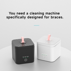 Ultrasonic UV Cleaning Jewelry Watch Washing Dental False Teeth Aligner Retainer Mouth Guard Ultrasonic <b>Denture</b> Cleaner - Product Image 2