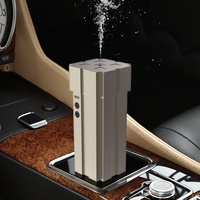 Nouveau diffuseur d'arômes pour voiture tendance, purificateur distinctif à brume fraîche, design métallique brillant, machine sans eau pour huiles essentielles