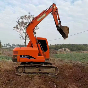 รถขุดขนาดเล็กมือสอง Doosan DH80 ขนาด 8 ตัน พร้อมอุปกรณ์หลัก Daewoo ได้รับการรับรองมาตรฐาน CE พร้อมหัวเจาะ - Product Image 1
