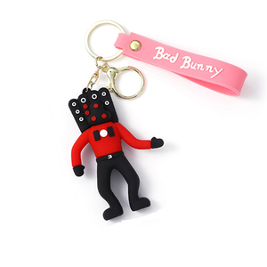 Toilet Man y Monitoring Audio Man Key Hanger Game Periférico Llavero Bolsa Coche Llaveros para hombres y mujeres - Product Image 1