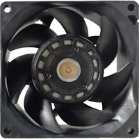 Ventilateur de refroidissement CPU 80 mm à haut débit d'air 8000 tr/min Speedy |   Ventilateur à roulement fluide à contrôle de vitesse PWM |   Boîtier d'ordinateur professionnel en plastique