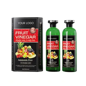 Safe Gel Color Black Green Herb's Natural Fruit Viniger Vinegar Organical Colour Shampoo Olive Oil Hair Dye