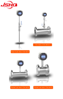 Medidor de Flujo Másico de Gas Térmico, Medición de Aire y Gas, Venta Directa, Pantalla LCD, Alta Temperatura, 4-20mA, Modbus, Acero Inoxidable, OEM