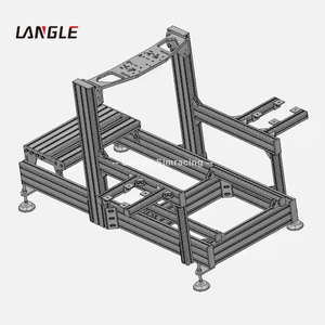 Simulateur de course en aluminium pour bricolage, siège de jeu de simulation de course, kit de cockpit de course 4080 <span class=keywords><strong>Sim</strong></span>, conception personnalisée, simulation de plate-forme de mouvement - Product Image 3
