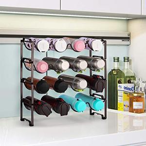 Support à Bouteilles Empilable à 4 Niveaux Personnalisé pour Vente en Gros – Organisateur de Bouteilles de Vin pour Cuisine, Garde-Manger et Armoire - Product Image 2
