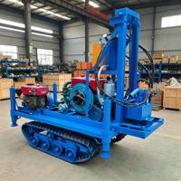 Foreuse de haute précision pour chantier de construction, machine de forage de puits d'eau de 150 mètres