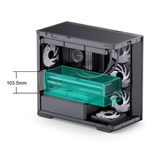 यूएसबी फ्रंट पोर्ट और फैन कंप्यूटर चेसिस के साथ <span class=keywords><strong>d300</strong></span> एल्यूमीनियम गेमिंग पीसी केस - Product Image 4