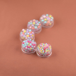 Mixed Color Transparent Acrylic Beads Round Loose Beads For <b>Bracelet</b> Making DIY Jewelry Accessories - Product Image 5