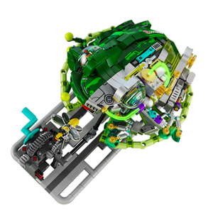 898 + pcs Cyborg loạt động vật Ếch khối xây dựng thiết lập với màn hình đứng và đèn moc cơ khí cá mập ếch Khối quà tặng - Product Image 6