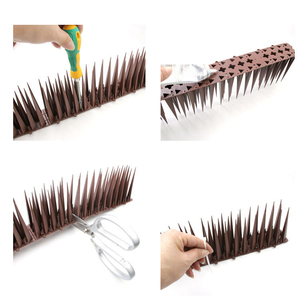 Repelente de Aves de Plástico Sólido con Púas Irregulares, Diseño Innovador con Patente Protegida, para Paredes y Cercas Exteriores - Product Image 6