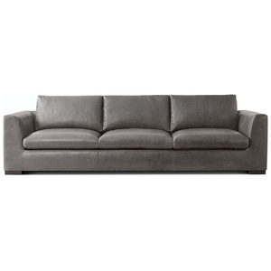 Divano di Alta Gamma <span class=keywords><strong>Modena</strong></span> con Braccioli Affusolati per <span class=keywords><strong>Ufficio</strong></span> e Soggiorno, Set di Divani Personalizzabili con Cuscini in Pelle e Struttura in Legno Massello - Product Image 2