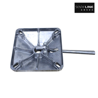 Accessoires pour chaise de bureau de direction Sendeline, chaise moderne en alliage d'aluminium, base rotative carrée durable, hauteur réglable