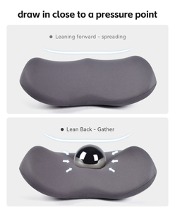 Coussin de dossier 100 % mousse à mémoire de forme avec sangles réglables, correcteur de posture confortable pour siège de chaise de bureau, idéal pour la lecture et le repos au lit - Product Image 4