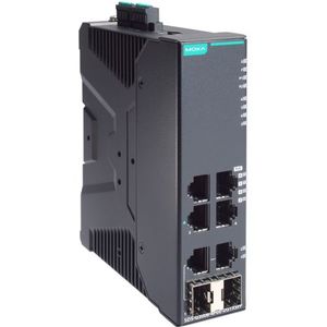 Moxa SDS-G3006-4PoE-2GTXSFP-T Gigabit <b>PoE</b> Managed <b>Switch</b> Enterprise Networking - Product Image 1