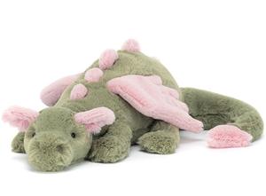 Venta al por mayor 66cm caqui cielo lavanda personalizado nieve dragón Malachy dragón Rosa dragón peluche - Product Image 2