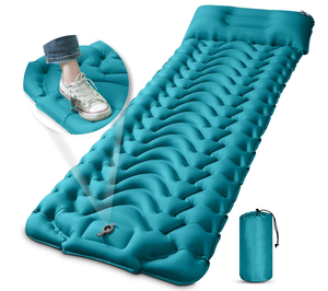 Thick Ultralight Waterproof <b>Camping</b> <b>Mat</b> Lightweight <b>Self</b> <b>Inflating</b> Sleeping Pad with Built-in Foot Press Pump for Hiking - Product Image 6