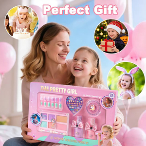Cosmétiques pour enfants en gros, coffret de maquillage réel pour filles, fabricant OEM, prix de gros, jeu d'imitation, vernis à ongles pelable pour enfants - Product Image 6