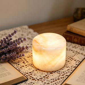 Lámpara de Mesa de Mármol Recargable, Lámpara de Noche LED Inalámbrica, Lámpara de Mesa de Piedra de Lujo para Hotel y Hogar - Product Image 4