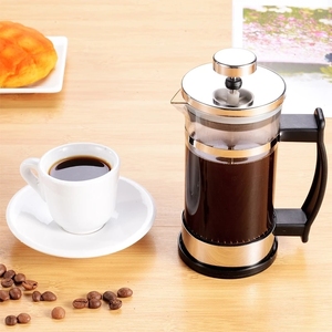 Cafetière à piston française en verre et acier inoxydable PP de 350 ml, avec <span class=keywords><strong>filtre</strong></span> ultra-dense et maintien au chaud pendant 6 heures - Product Image 3