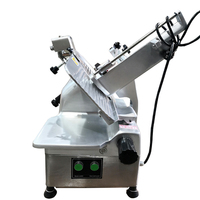 Machine à trancher la viande électrique réglable de qualité commerciale, moteur 220V pour trancher la viande congelée dans les restaurants, les magasins d'alimentation